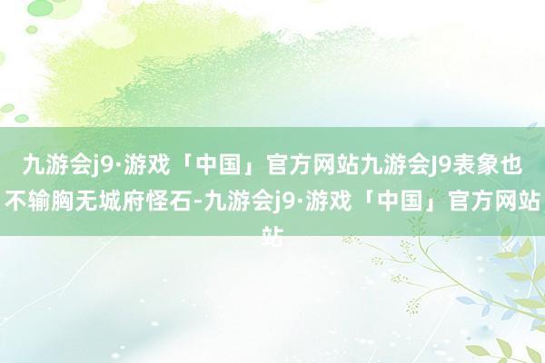 九游会j9·游戏「中国」官方网站九游会J9表象也不输胸无城府怪石-九游会j9·游戏「中国」官方网站