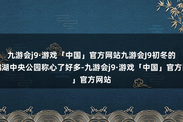 九游会j9·游戏「中国」官方网站九游会J9初冬的双鹤湖中央公园称心了好多-九游会j9·游戏「中国」官方网站