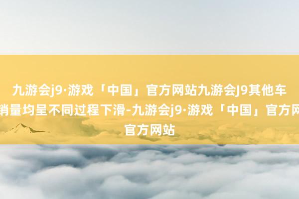 九游会j9·游戏「中国」官方网站九游会J9其他车企销量均呈不同过程下滑-九游会j9·游戏「中国」官方网站